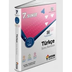 Aydın Yayınları 7. Sınıf Türkçe Üç Adım Soru Bankası