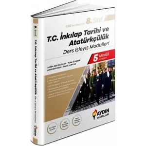 Aydın Yayınları 8. Sınıf Aydın İnkılap Tarihi ve Atatürkçülük Ders İşleyiş Modülleri