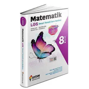 Aydın Yayınları 8. Sınıf Matematik Beceri Temelli Soru Bankası