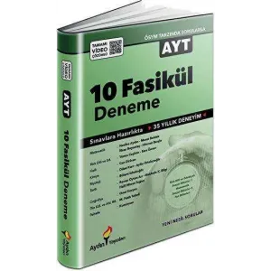 Aydın Yayınları AYT 10 Fasikül Deneme