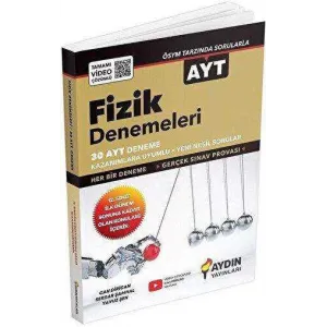 Aydın Yayınları AYT Fizik 30 Deneme