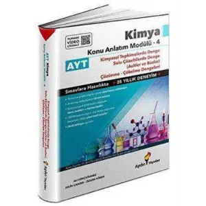 Aydın Yayınları AYT Kimya Konu Anlatım Modülü 4 Kimyasal Tepkimelerde Denge