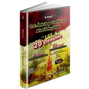 Aydın Yayınları LGS 8. Sınıf İnkılap Tarihi ve Atatürkçülük 20 Deneme