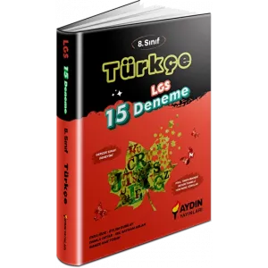 Aydın Yayınları LGS 8. Sınıf Türkçe 15 Deneme