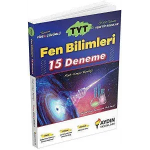 Aydın Yayınları TYT Fen Bilimleri 15 Deneme
