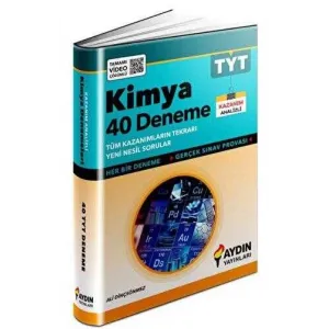 Aydın Yayınları TYT Kimya 40 Deneme