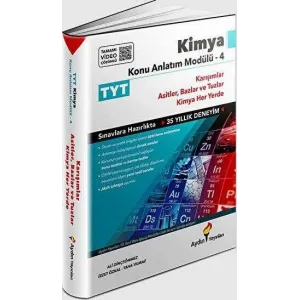 Aydın Yayınları TYT Kimya Konu Anlatım Modülü - 4 Karışımlar-Asitler-Bazlar-Tuzlar-Kimya Her Yerde