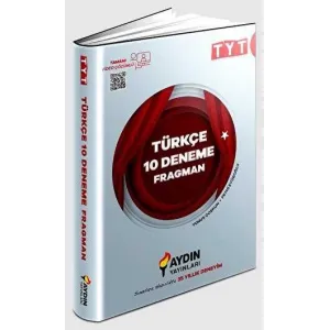 Aydın Yayınları TYT Türkçe 10 Deneme Fragman