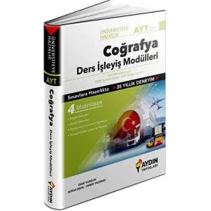 Aydın Yayınları Üniversiteye Hazırlık AYT Coğrafya Ders İşleyiş Modülleri