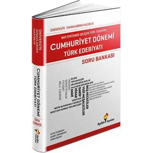 Aydın Yayınları Üniversiteye Hazırlık Cumhuriyet Edebiyatı Soru Bankası