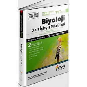 Aydın Yayınları Üniversiteye Hazırlık TYT Biyoloji Ders İşleyiş Modülleri