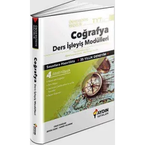 Aydın Yayınları Üniversiteye Hazırlık TYT Coğrafya Ders İşleyiş Modülleri