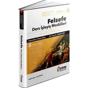 Aydın Yayınları Üniversiteye Hazırlık TYT Felsefe Ders İşleyiş Modülleri