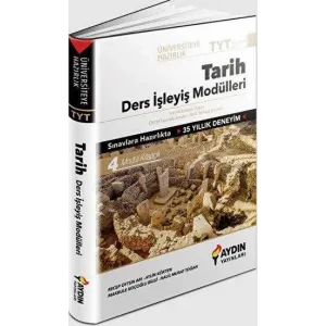 Aydın Yayınları Üniversiteye Hazırlık TYT Tarih Ders İşleyiş Modülleri