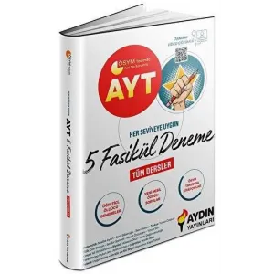 Aydın Yayınları YKS AYT 5 Fasikül Deneme Video Çözümlü
