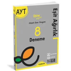 AYT Eşit Ağırlık 8 Deneme Sınavı