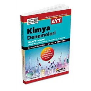 AYT Kimya Denemeleri Tamamı Video Çözümlü 4 Nisan 2020 MEB Kazanımlarına Tamamen Uygundur Aydın Yayınları