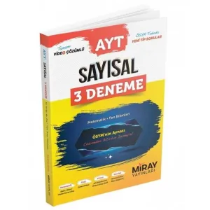 AYT Sayısal 3 Deneme Matematik - Fen Bilimleri