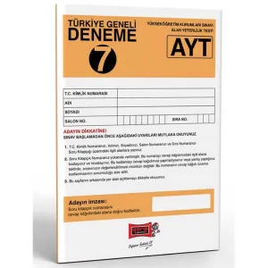 AYT Türkiye Geneli Deneme 7