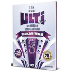Bes Yayınları 8. Sınıf LGS Din Kültürü ve Ahlak Bilgisi Ulti Serisi Denemeleri