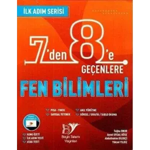 Beyin Takımı Yayınları 7 den 8 e Geçenlere Fen Bilimleri Video Çözümlü İlk Adım Serisi