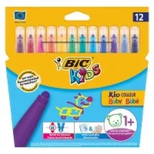 Bic Kid Couleur Baby Bebe Keçeli Boya Kalemi 12 Li 902080  Zdm