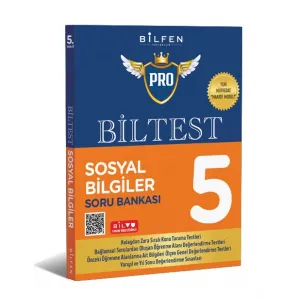 Bilfen Yayıncılık 5. Sınıf Sosyal Bilgiler Biltest Pro Soru Bankası