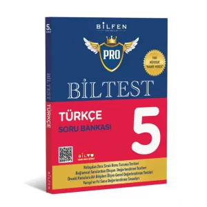Bilfen Yayıncılık 5. Sınıf Türkçe Biltest Pro Soru Bankası