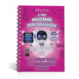 Bilfen Yayıncılık 8. Sınıf İnkılap Tarihi ve Atatürkçülük Akademik Performansım Defterim