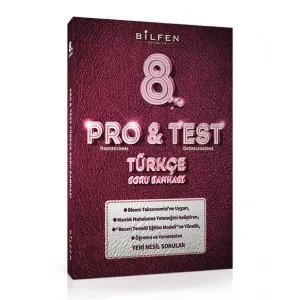 Bilfen Yayıncılık 8. Sınıf Türkçe ProTest Soru Bankası