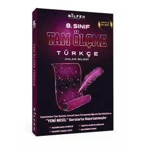 Bilfen Yayıncılık 8. Sınıf Türkçe Tam Ölçme Soru Bankası