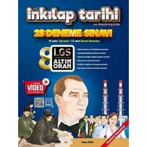 Borealis Yayıncılık 8. Sınıf LGS T.C İnkılap Tarihi ve Atatürkçülük Altın Oran 28 Deneme