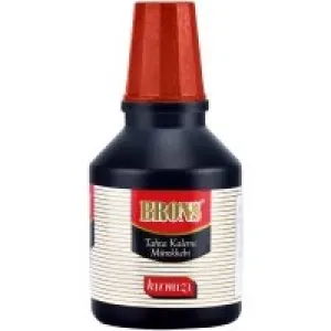 Brons Br-352 Tahta Kalem Mürekkebi Kırmızı 30 Cc.
