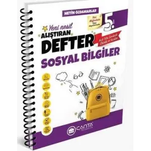 Çanta Yayınları 5. Sınıf Sosyal Bilgiler Okula Yardımcı Alıştıran Defter
