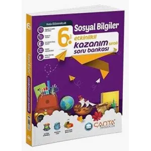 Çanta Yayınları 6. Sınıf Sosyal Bilgiler Etkinlikli Kazanım Soru Bankası