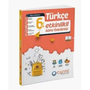 Çanta Yayınları 6. Sınıf Türkçe Etkinlikli Kazanım Soru Bankası