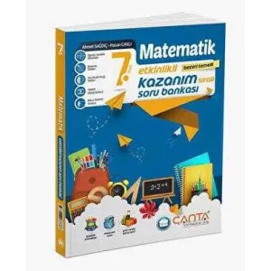 Çanta Yayınları 7. Sınıf Matematik Etkinlikli Kazanım Soru Bankası