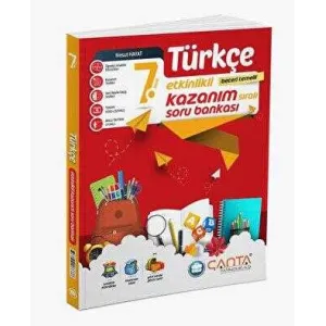 Çanta Yayınları 7. Sınıf Türkçe Etkinlikli Kazanım Soru Bankası
