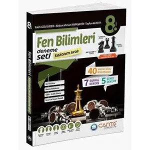 Çanta Yayınları 8. Sınıf Fen Bilimleri Kazanım Sıralı Deneme Seti