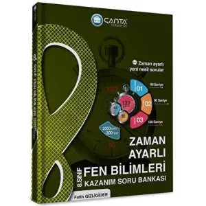 Çanta Yayınları 8. Sınıf Fen Bilimleri Zaman Ayarlı Kazanım Soru Bankası
