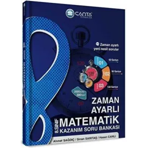 Çanta Yayınları 8. Sınıf Matematik Zaman Ayarlı Kazanım Soru Bankası