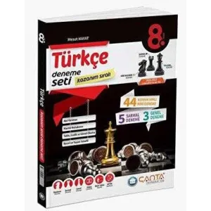 Çanta Yayınları 8. Sınıf Türkçe Kazanım Sıralı Deneme Seti