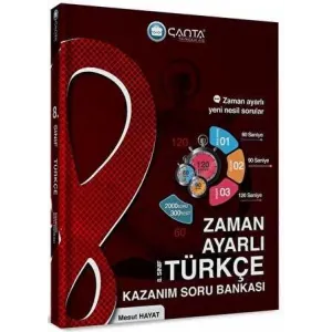 Çanta Yayınları 8. Sınıf Türkçe Zaman Ayarlı Kazanım Soru Bankası