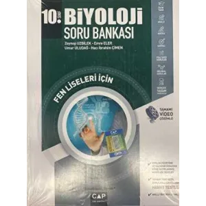 Çap Yayınları 10. Sınıf Fen Liseleri İçin Biyoloji Soru Bankası