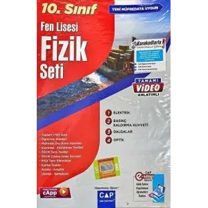 Çap Yayınları 10. Sınıf Fen Lisesi Fizik Seti