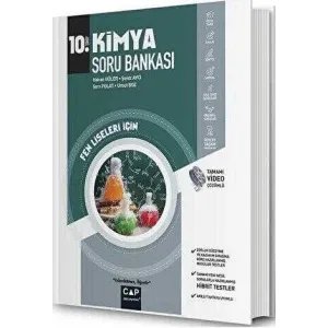 Çap Yayınları 10. Sınıf Fen Lisesi Kimya Soru Bankası