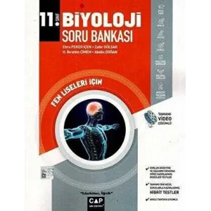 Çap Yayınları 11. Sınıf Biyoloji Fen Lisesi Soru Bankası