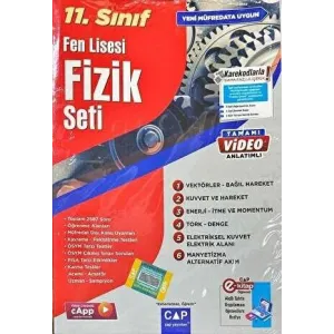 Çap Yayınları 11. Sınıf Fen Lisesi Fizik Seti