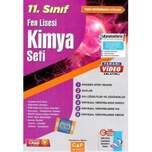 Çap Yayınları 11. Sınıf Fen Lisesi Kimya Seti
