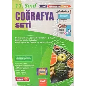 Çap Yayınları 2023 11. Sınıf Coğrafya Seti